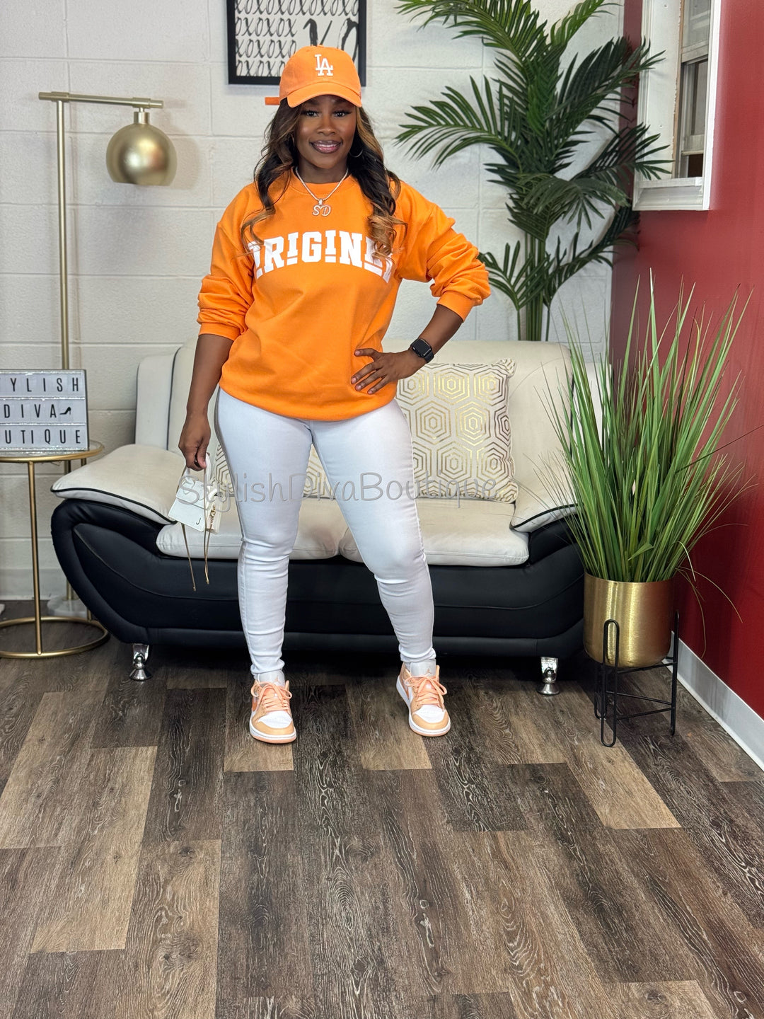 ORIGINAL Signature Sweatshirt (Tangerine Orange)