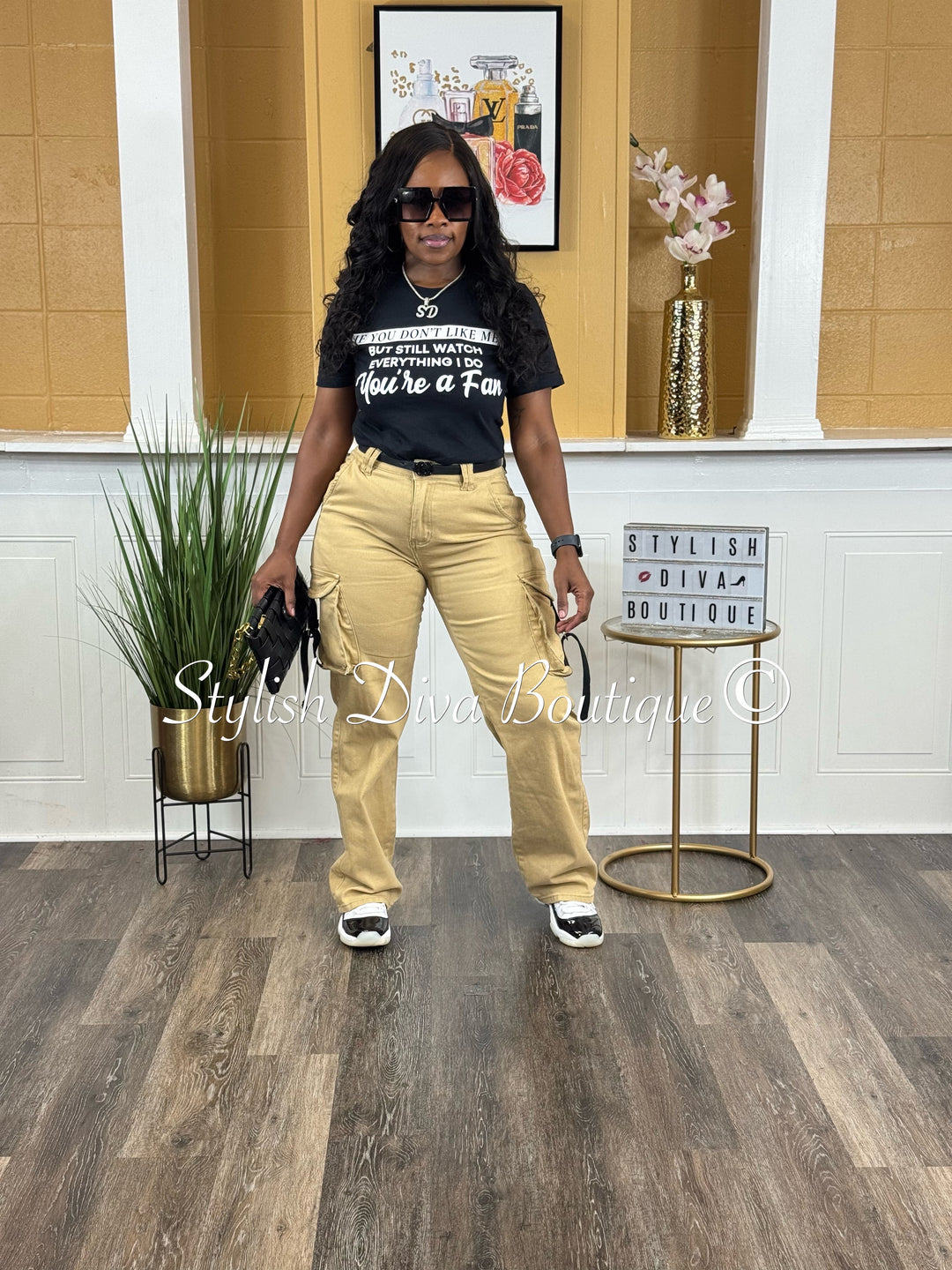 You're A Fan T-Shirt (White Print)