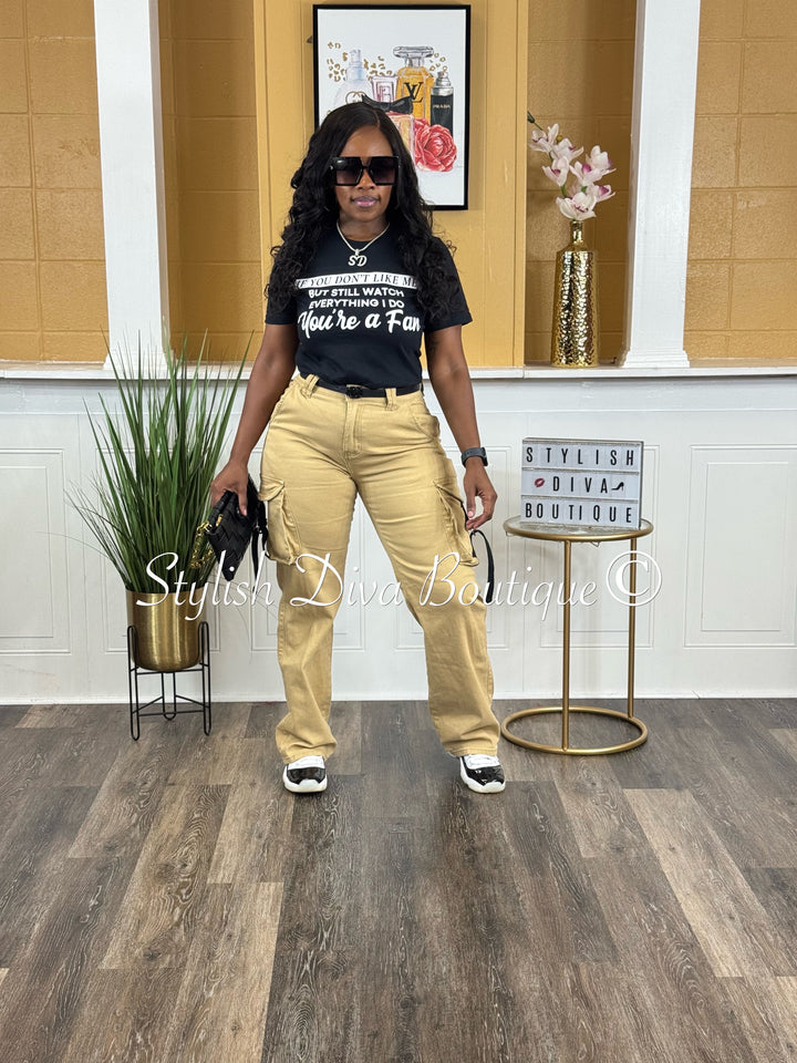 You're A Fan T-Shirt (White Print)