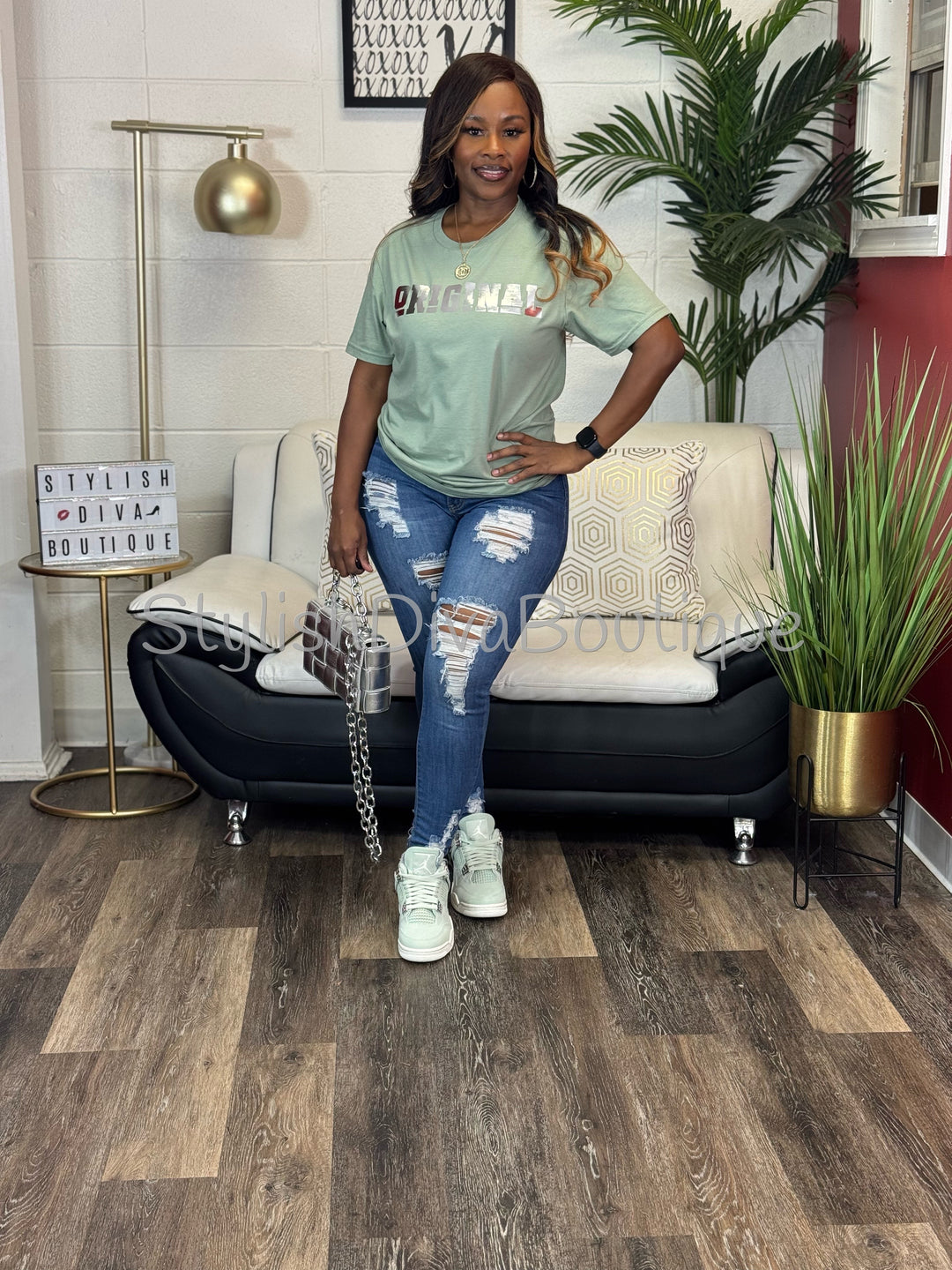 ORIGINAL Signature Graphic Tee (Sage Serenity)