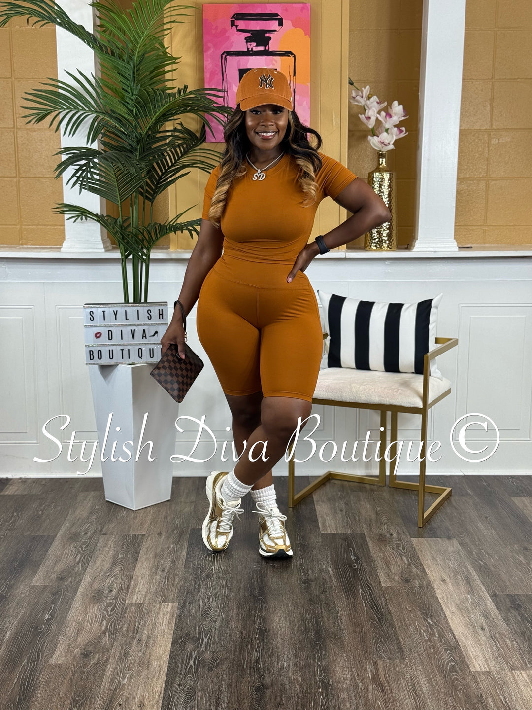 Biker Bae Set (Almond)