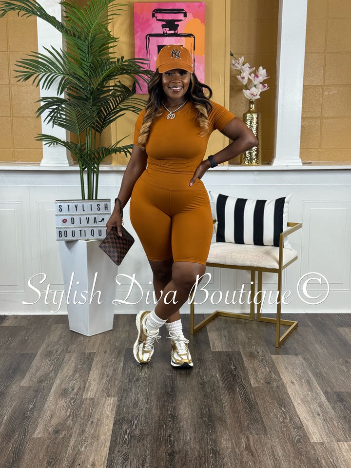 Biker Bae Set (Almond)