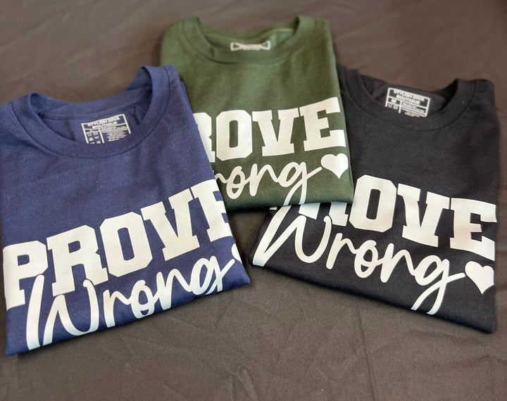 Prove Them Wrong Graphic Tee (Grey Print)