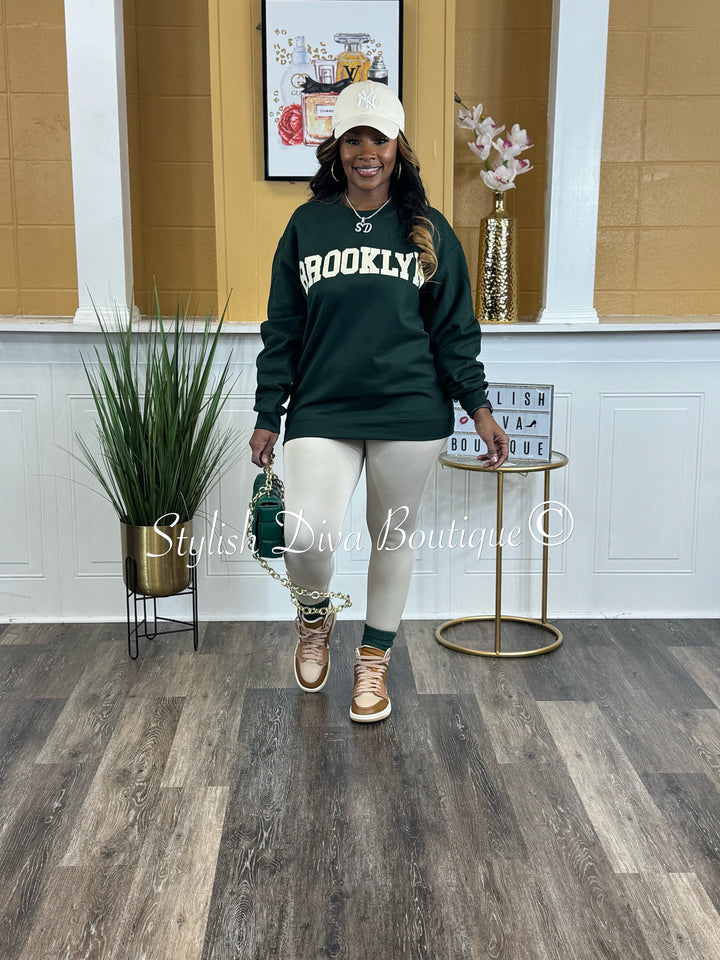 Los Angeles Sweatshirt Only up to 3XL (Cream Print)