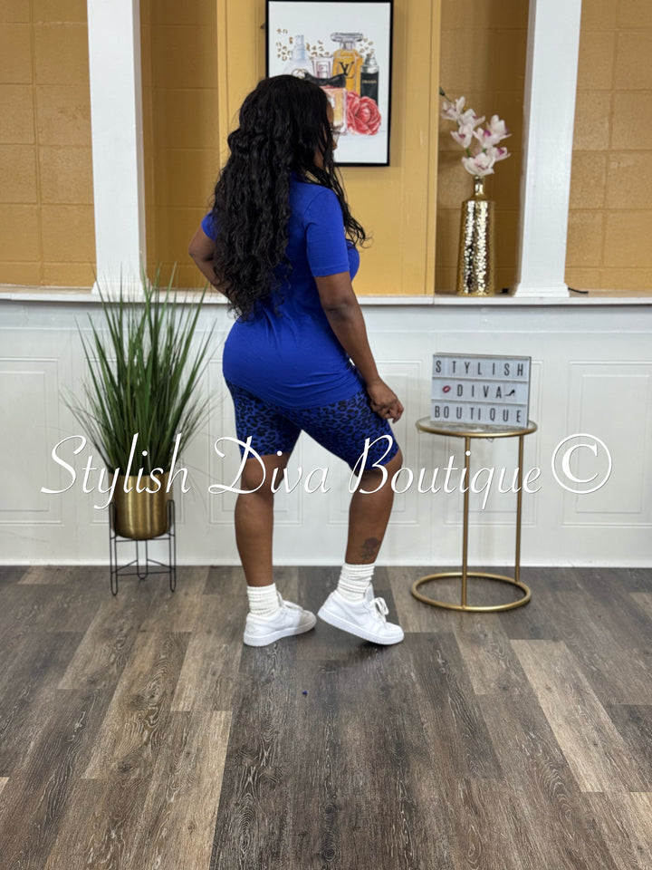 Wild Vibes Leopard Biker Sets