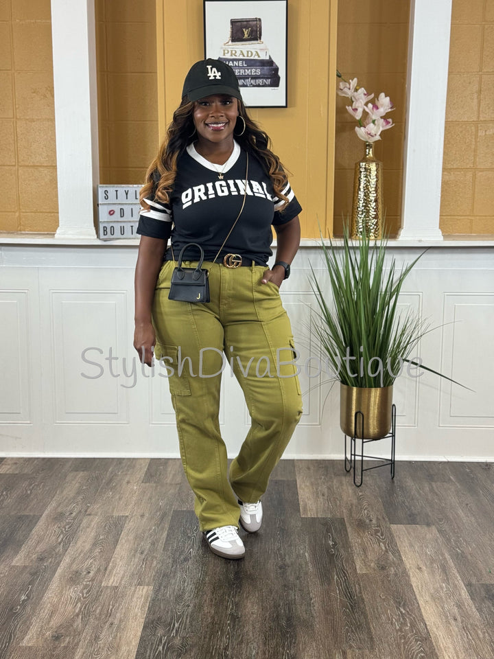 ORIGINAL Varsity Tee (Black/White)