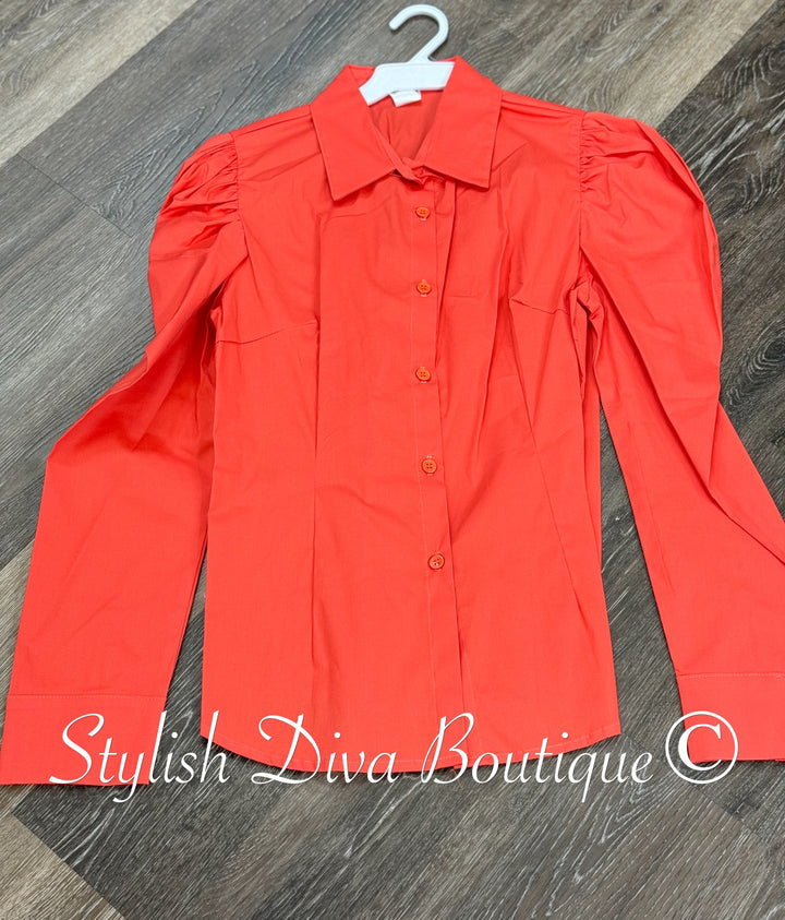 Stylish & Extra Button Down L/S Top