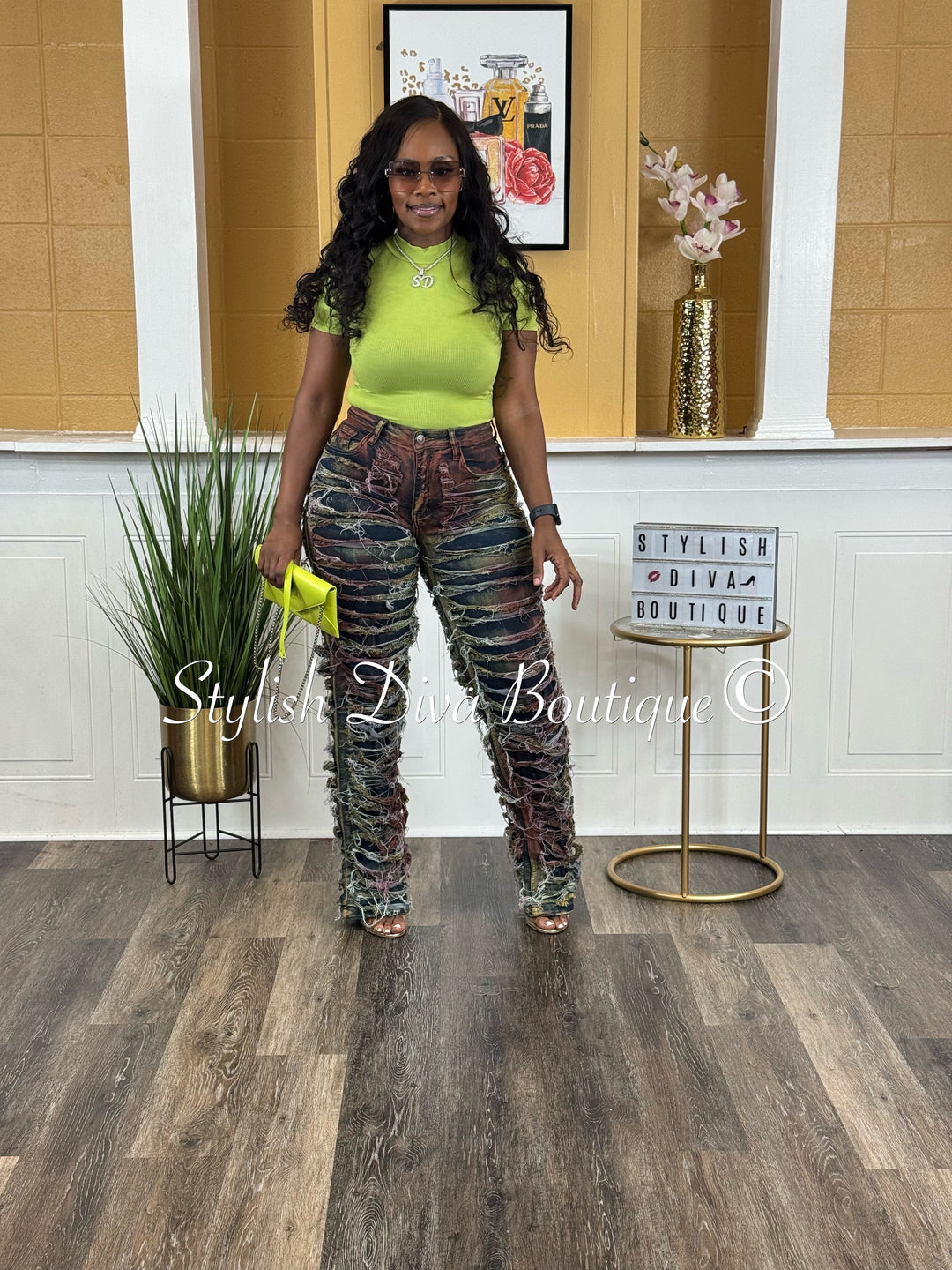 Robin Mock Neck S/S Top (Kiwi Green)