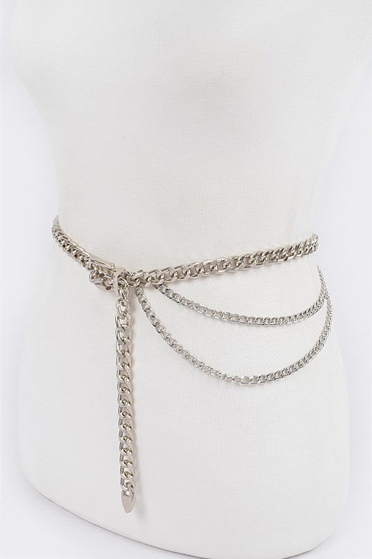 Small Chain Buckle Belt