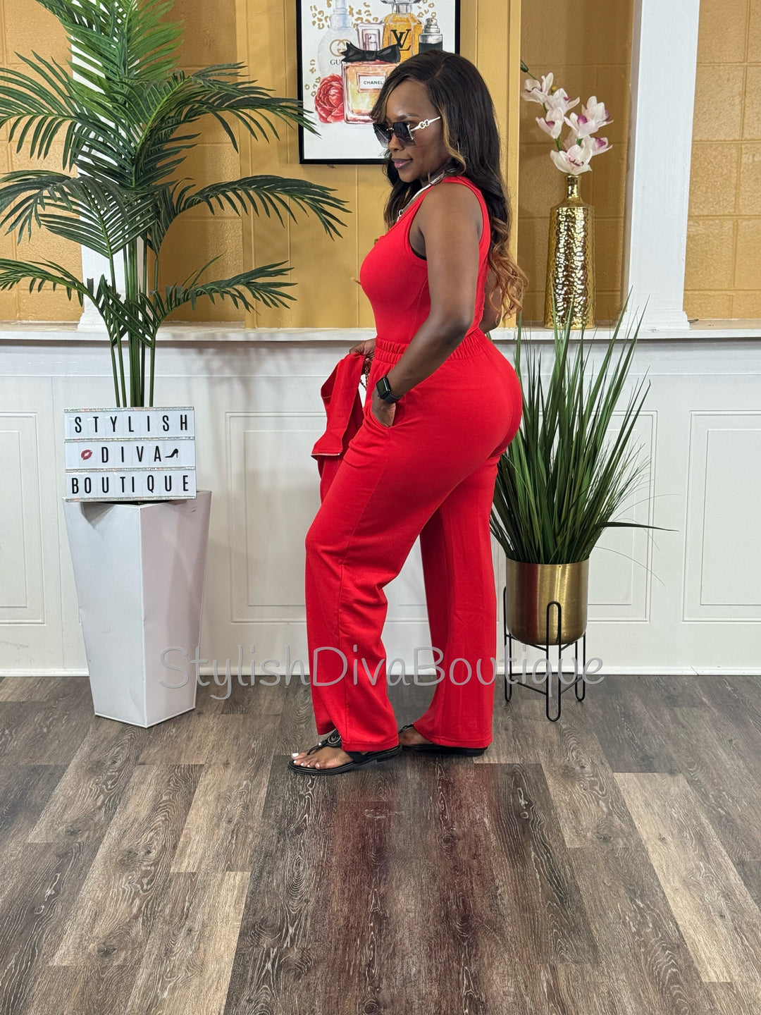 Take It Up A Notch Bodysuit (Red)
