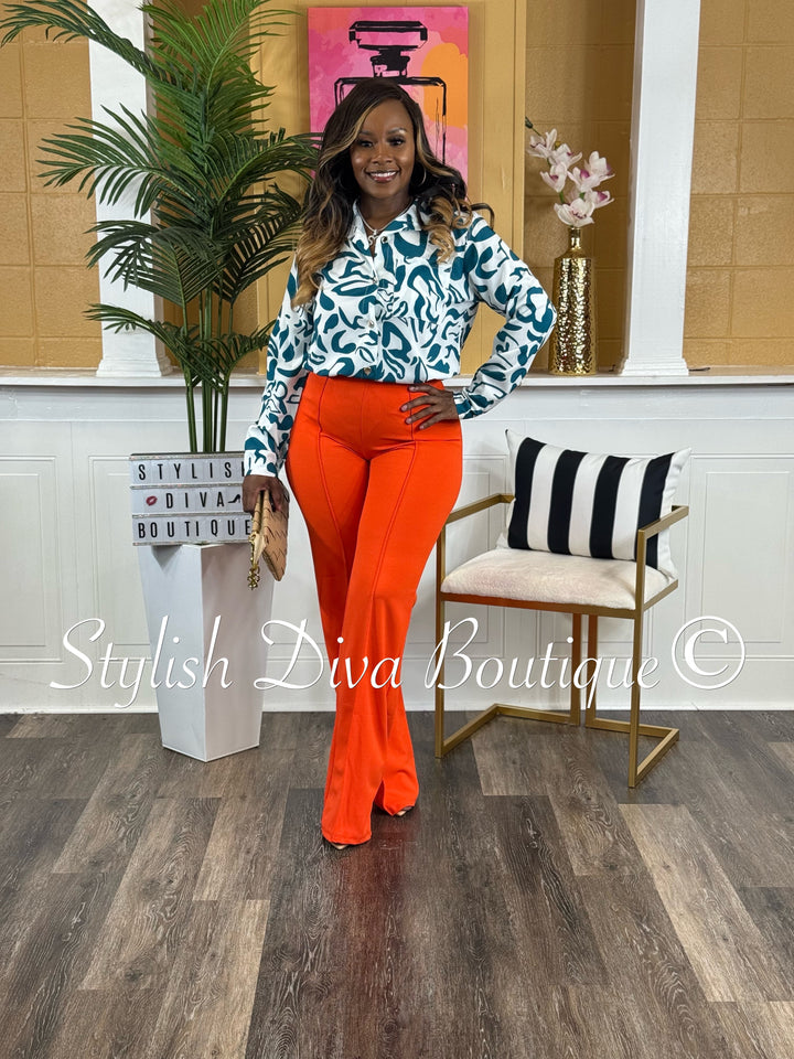Gina Pants (Deep Orange)