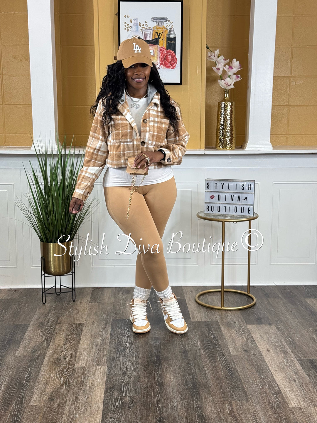 Buttersoft Microfiber Leggings (Praline Brown)