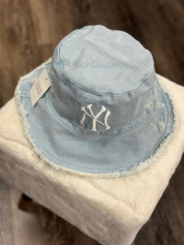 Diva Off Duty Denim Bucket Hat