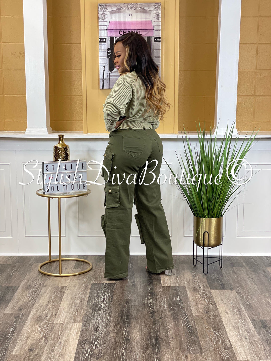 Best Kept Secret Cargo Pants up to 3XL (Olive)