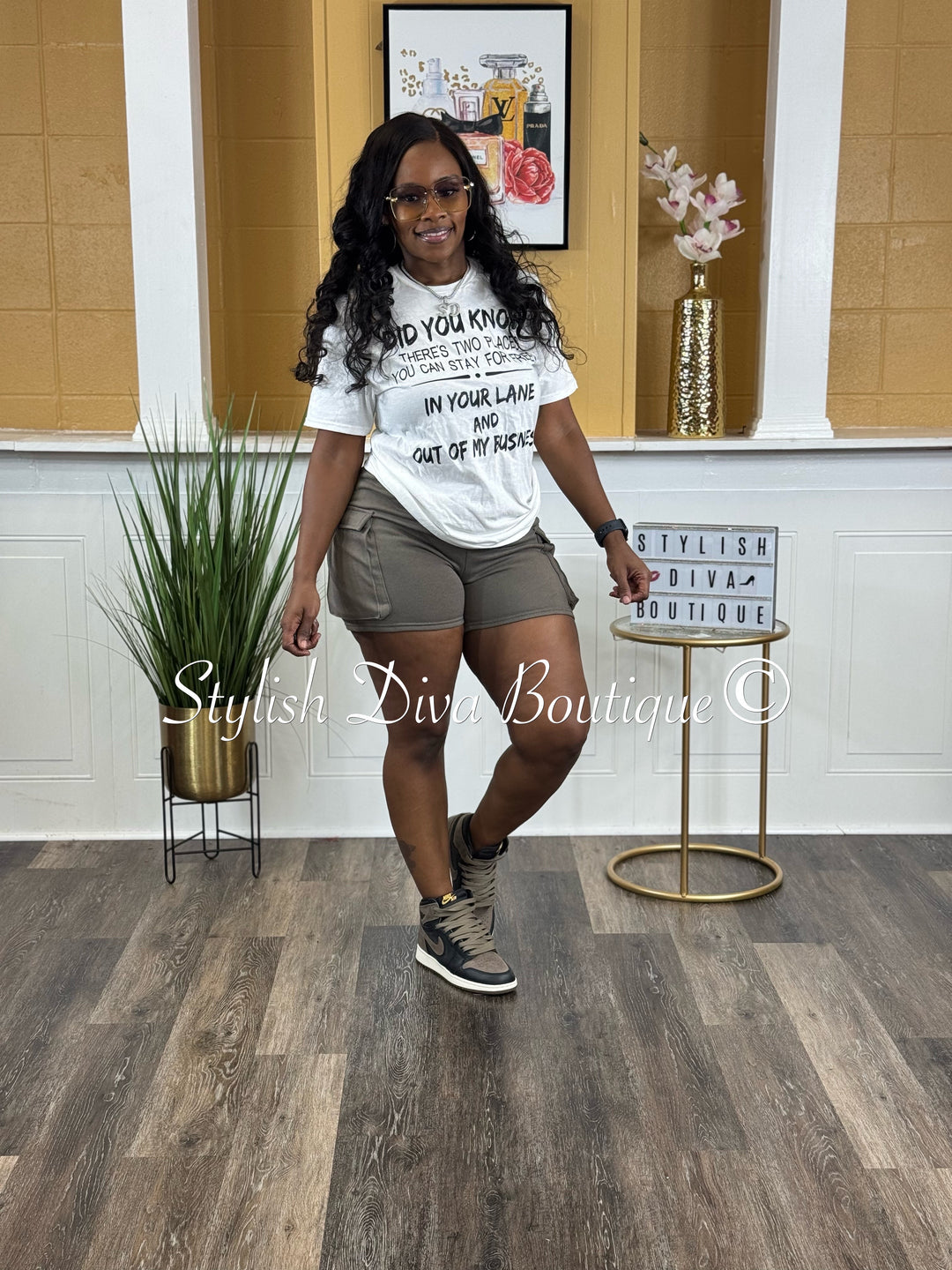 Sammie Fleece Cargo Shorts (Taupe Brown)