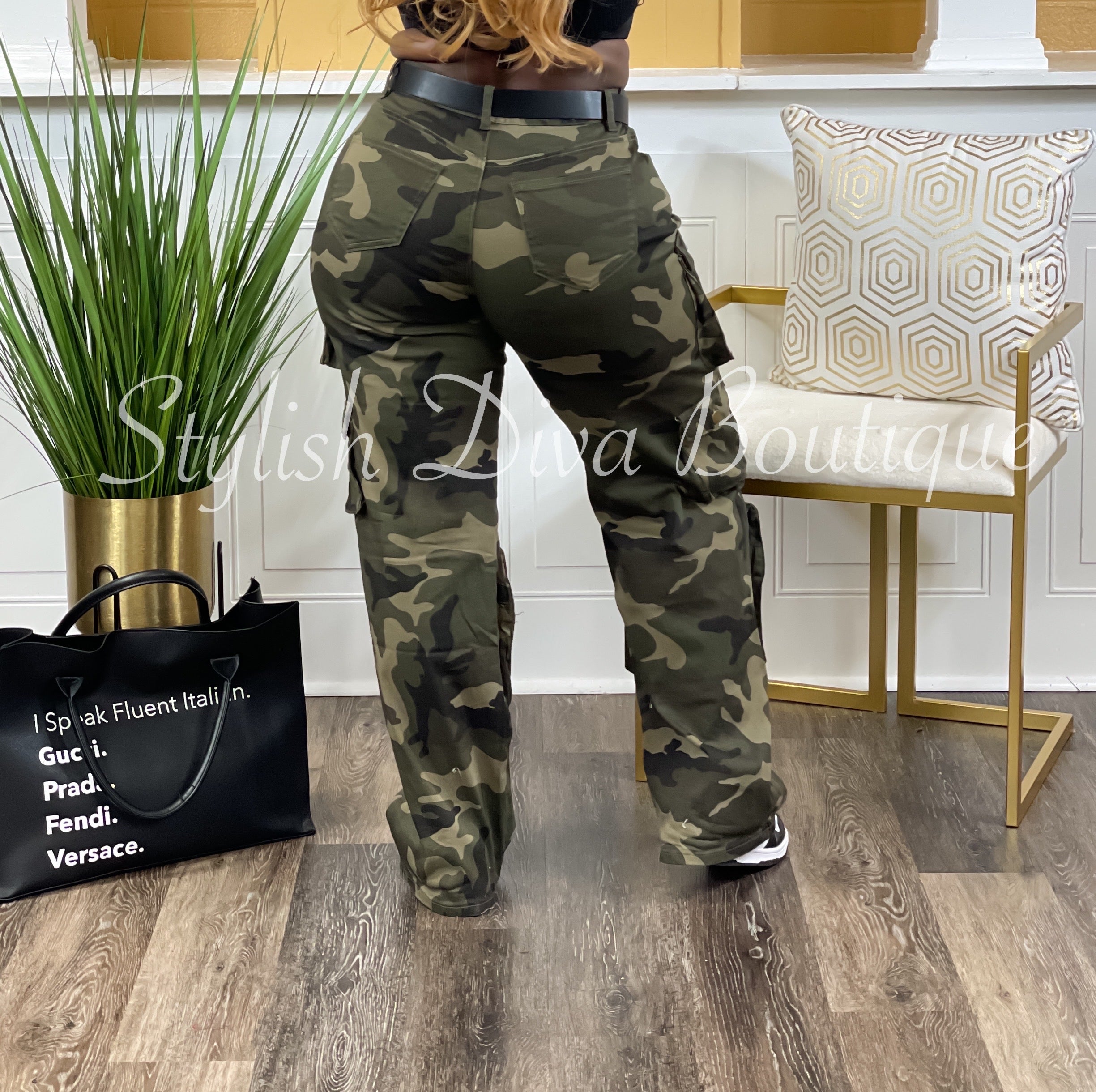 Best Kept Secret Camo Cargo Pants up to 3XL – Stylish Diva Boutique