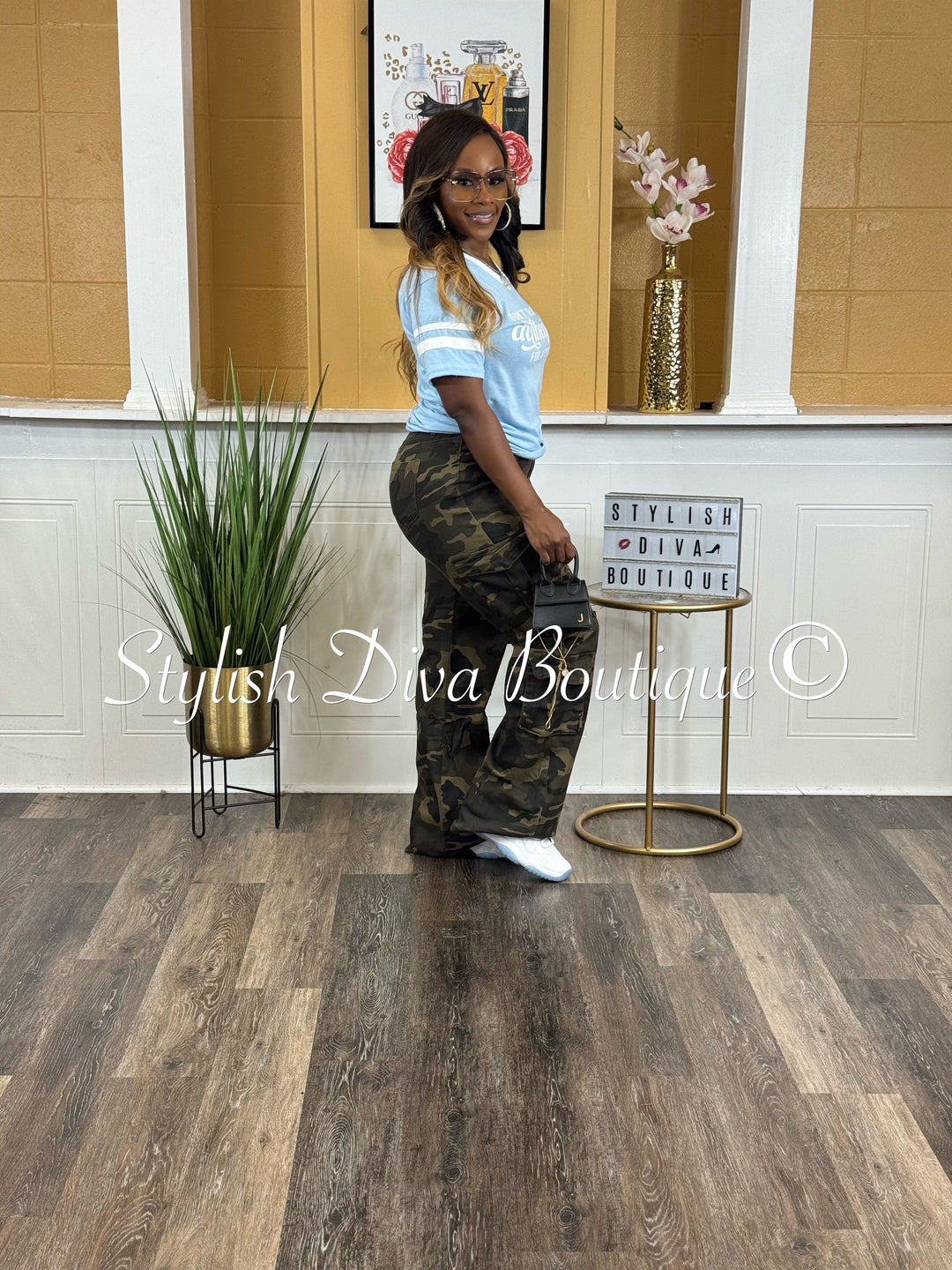 Combat Cutie Camo Cargo Pants