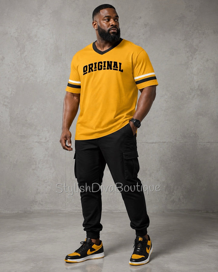 ORIGINAL Varsity Tee (Gold/Black/White)