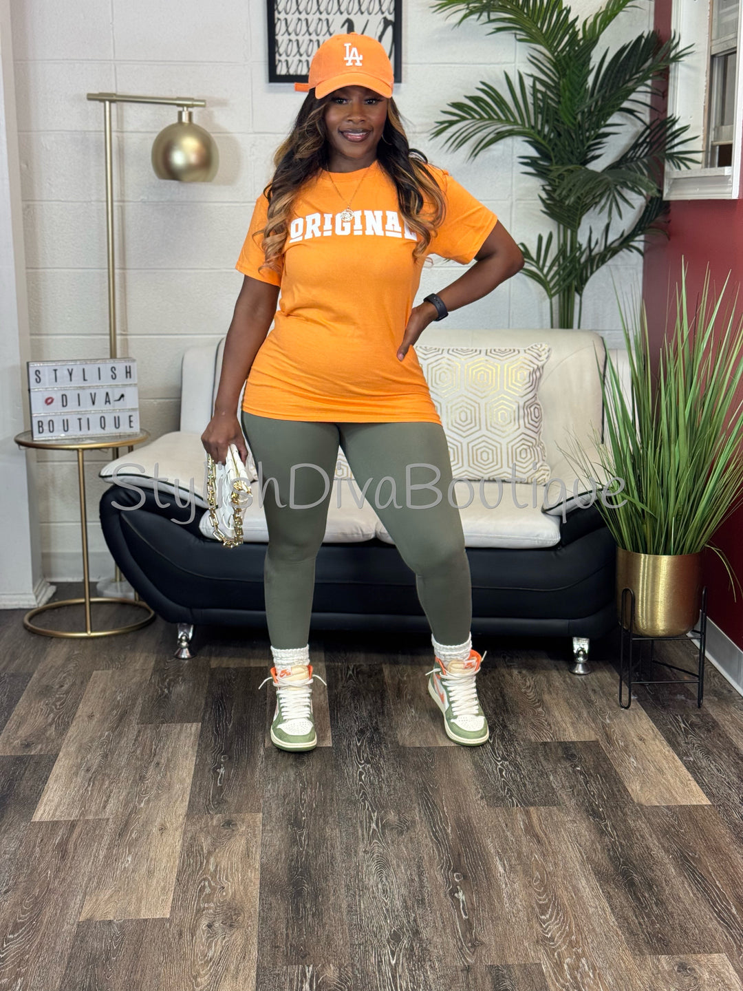 ORIGINAL Signature Graphic Tee (Tangerine Orange)