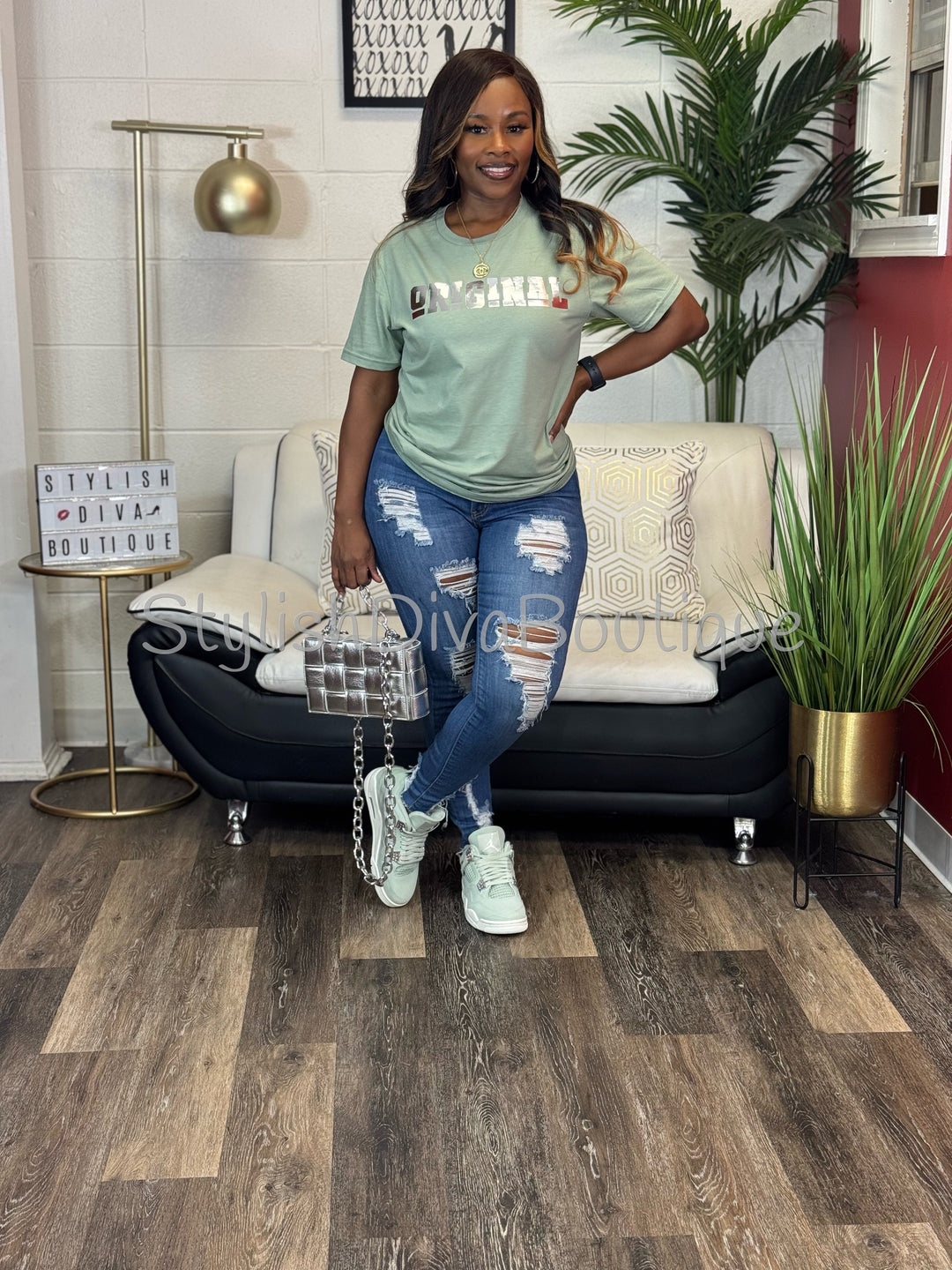 ORIGINAL Signature Graphic Tee (Sage Serenity)