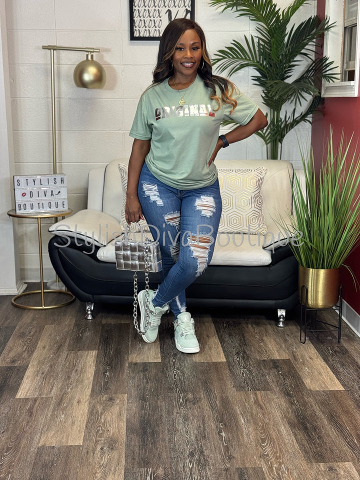 ORIGINAL Signature Graphic Tee (Sage Serenity)