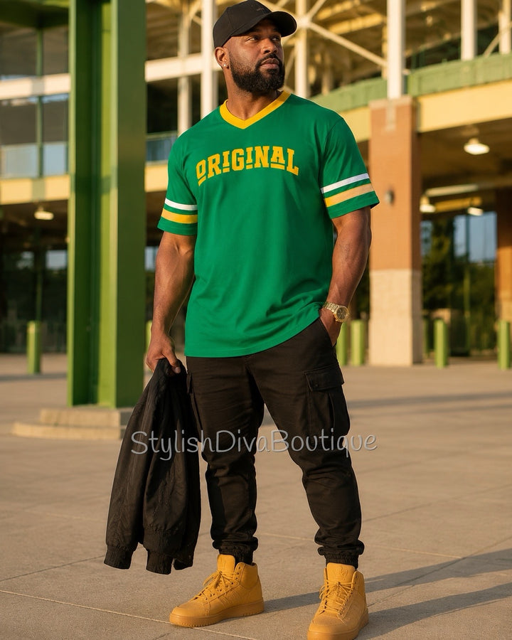 ORIGINAL Varsity Tee (Green/Gold)