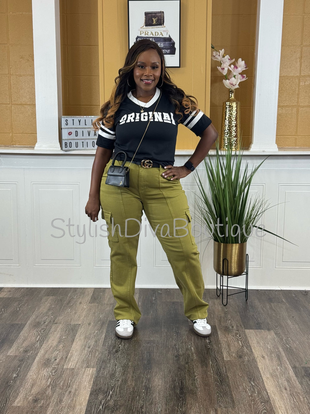 ORIGINAL Varsity Tee (Black/White)