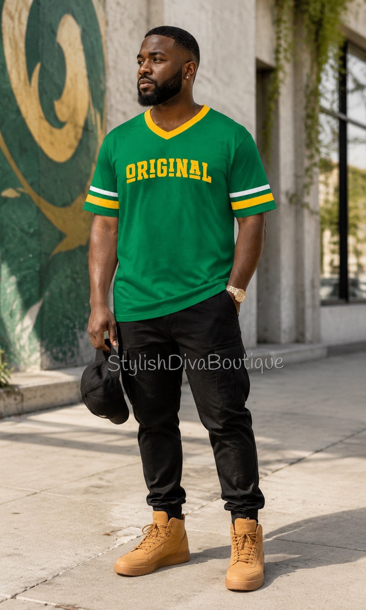 ORIGINAL Varsity Tee (Green/Gold)