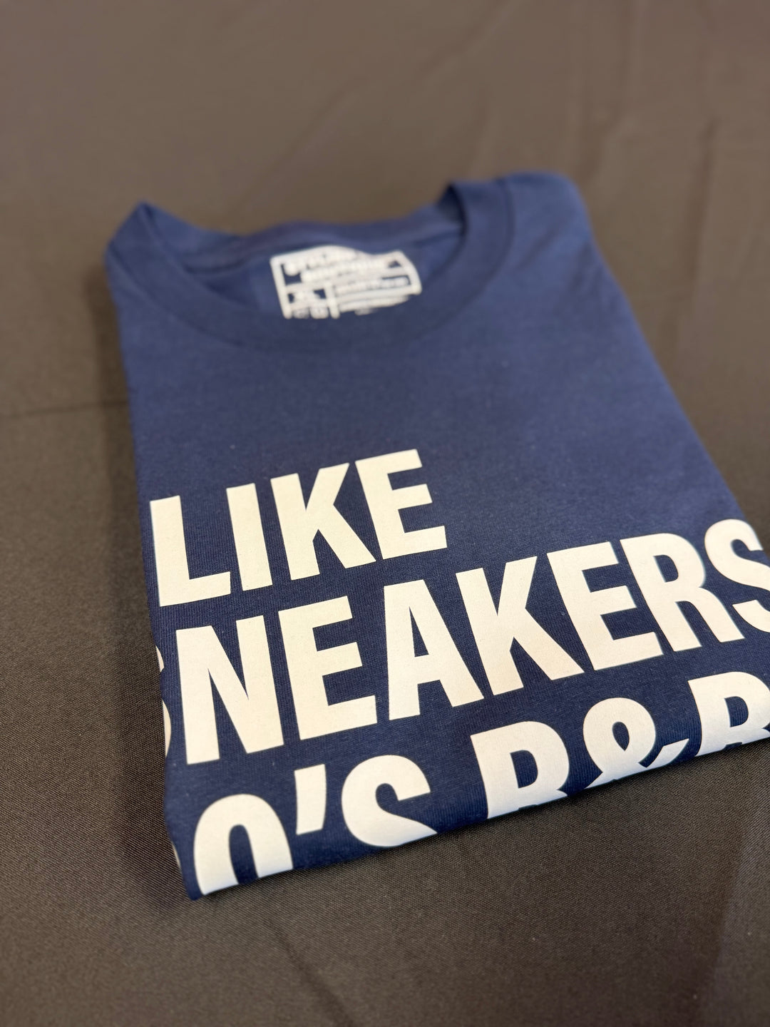 I Love Sneakers &amp; 3 People T-Shirt (White Print)