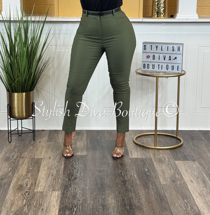 Ambition Dress Pants (Olive)