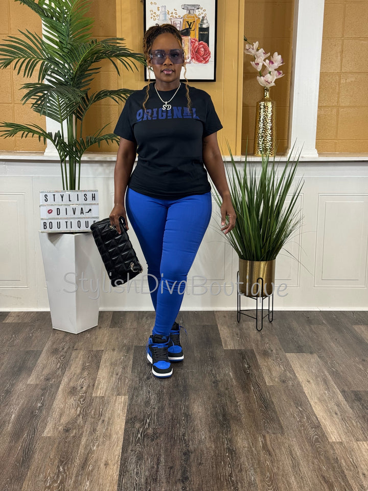 So Curvy Stretch Skinny Jeans up to 2XL (Royal Blue)