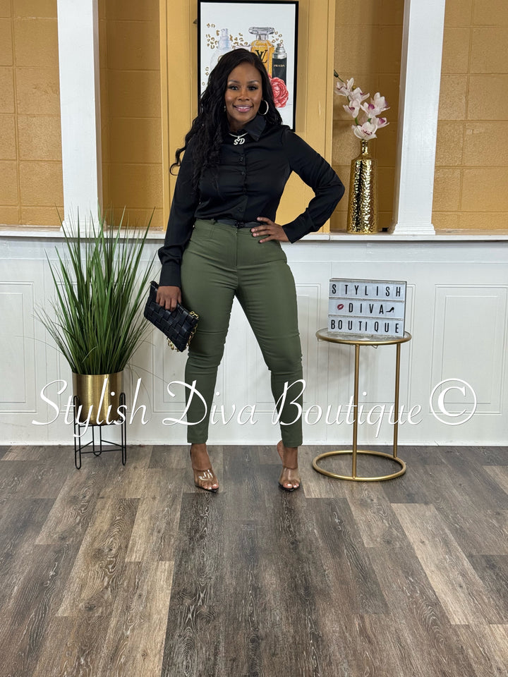 Ambition Dress Pants (Olive)