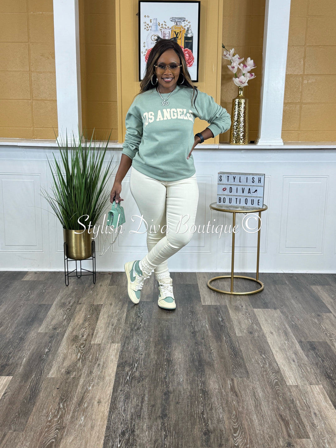 So Curvy Stretch Skinny Jeans up to 2XL (Cream)