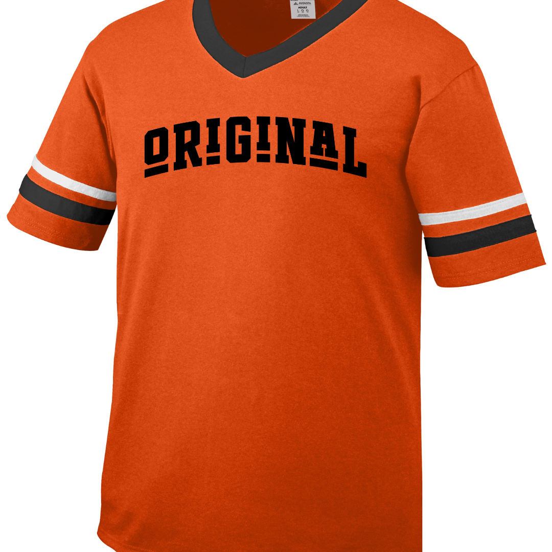 ORIGINAL Varsity Tee (Orange/Black/White)