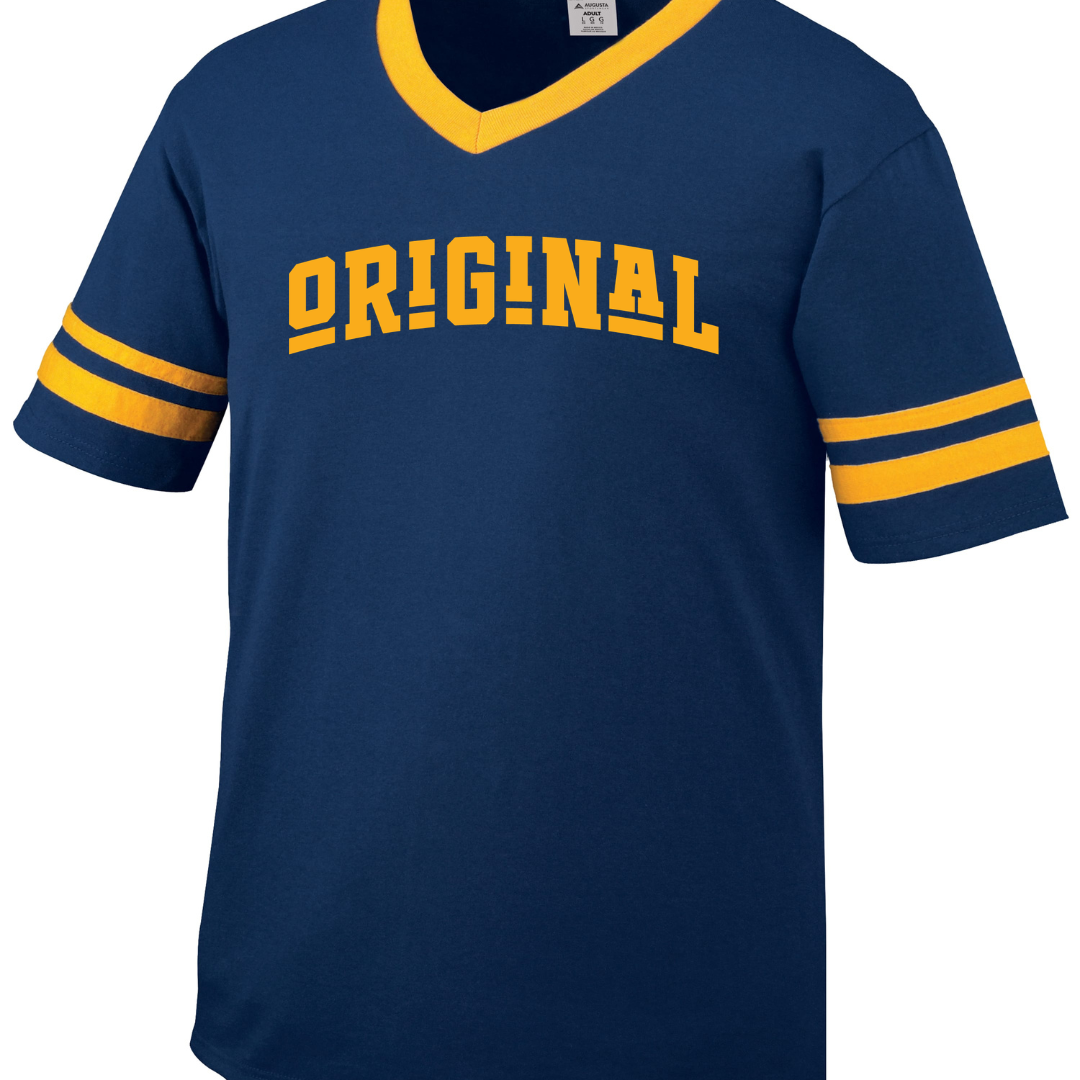 ORIGINAL Varsity Tee (Navy/Gold)