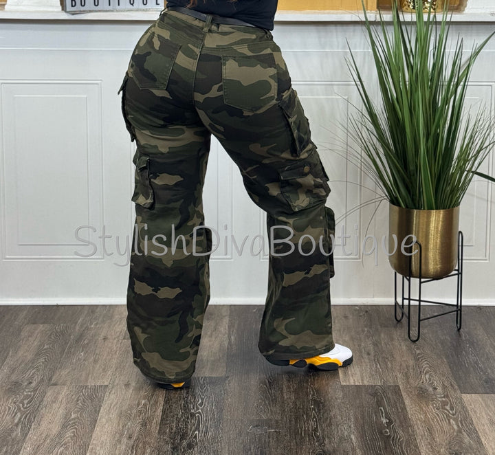 Stand Out Camo Cargo Pants