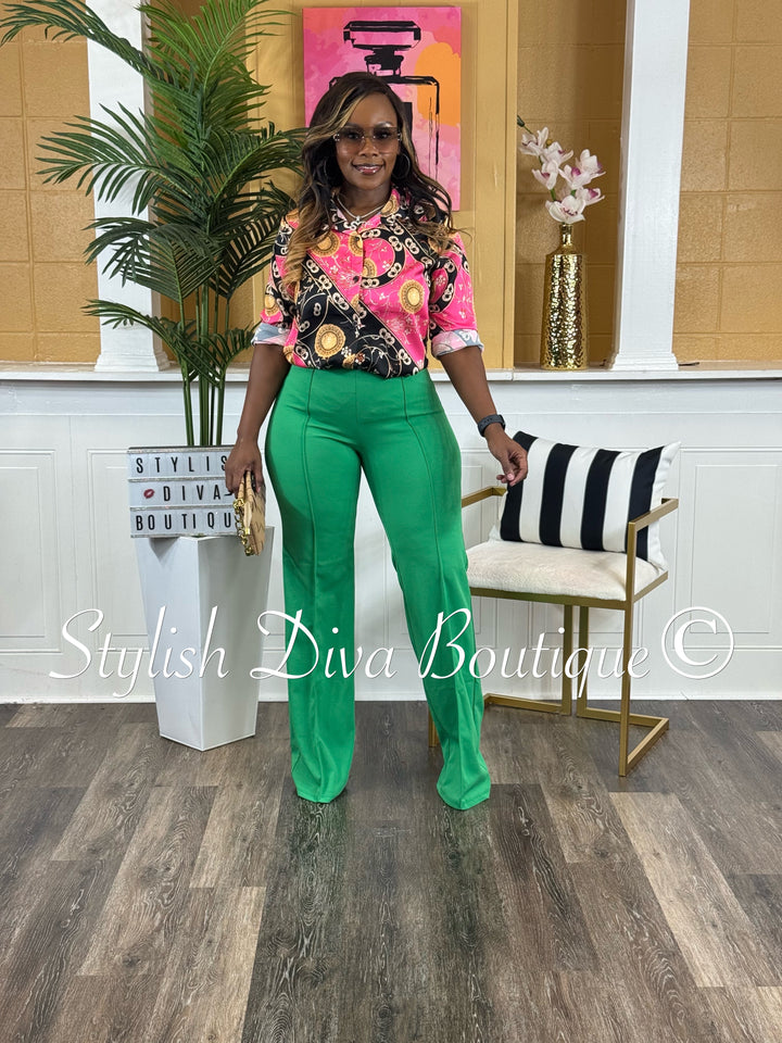 Gina Pants (Kelly Green)