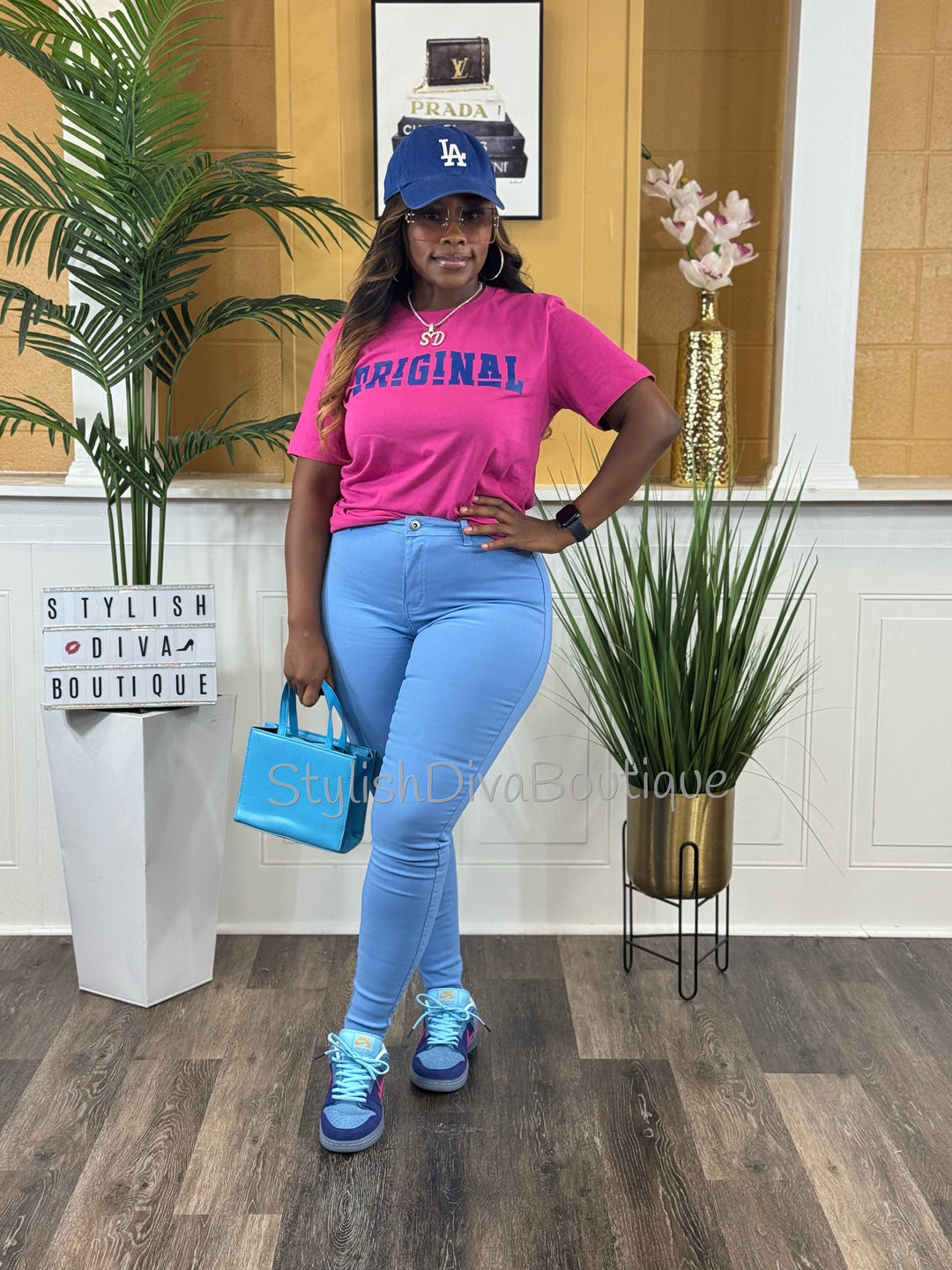 So Curvy Stretch Skinny Jeans up to 2XL (Columbia Blue)