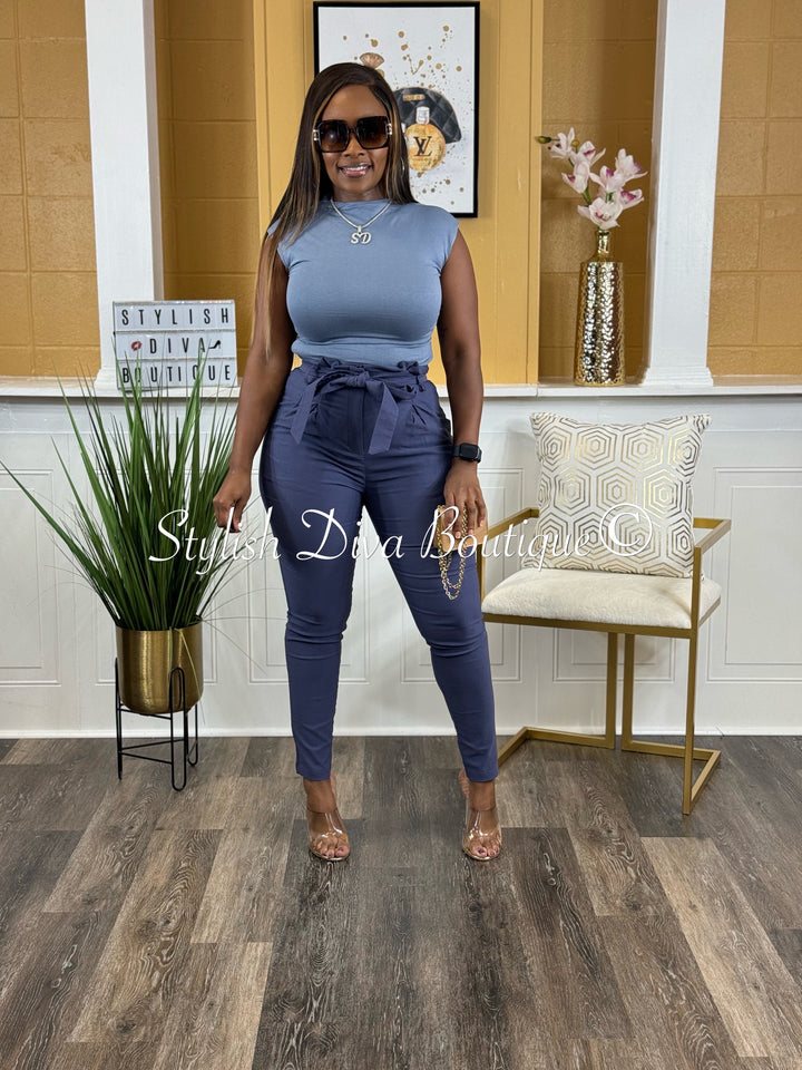 Luxe Diva Pants (Midnight Navy)