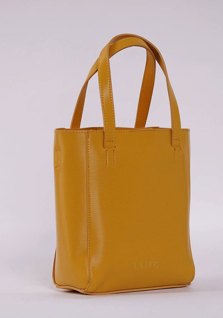 Becky Bucket Tote Bag (Mustard)