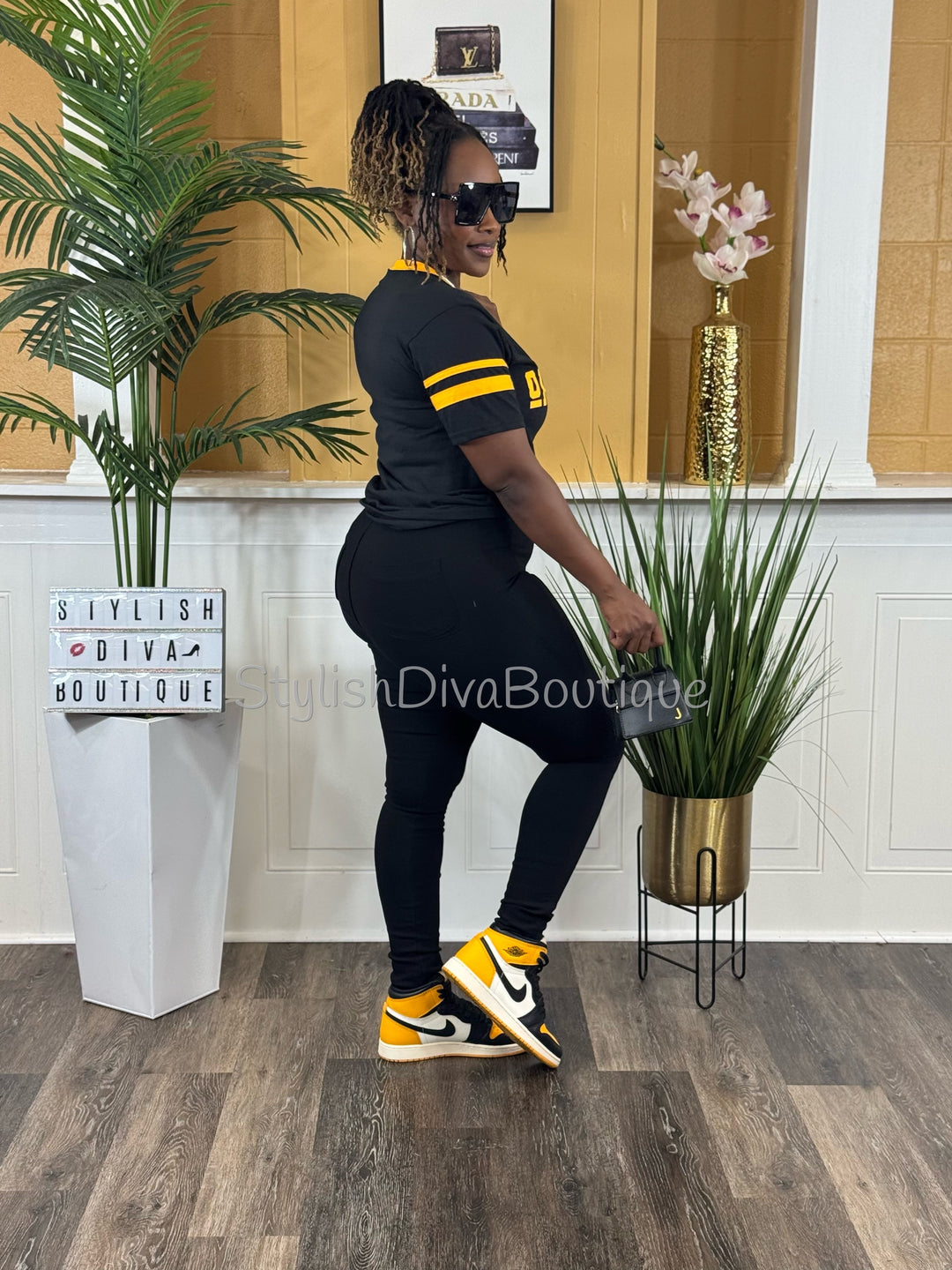 ORIGINAL Varsity Tee (Black/Gold)