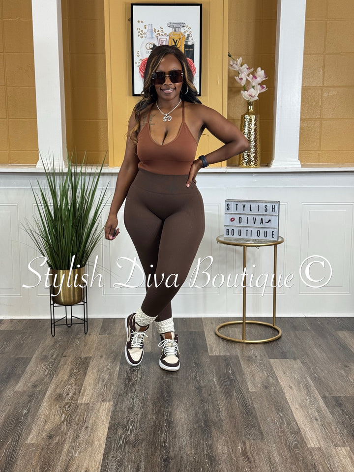 Brown Sugar Seamless Bodysuit
