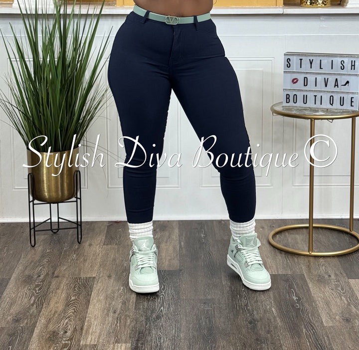 So Curvy Stretch Skinny Jeans up to 2XL (Dark Navy)