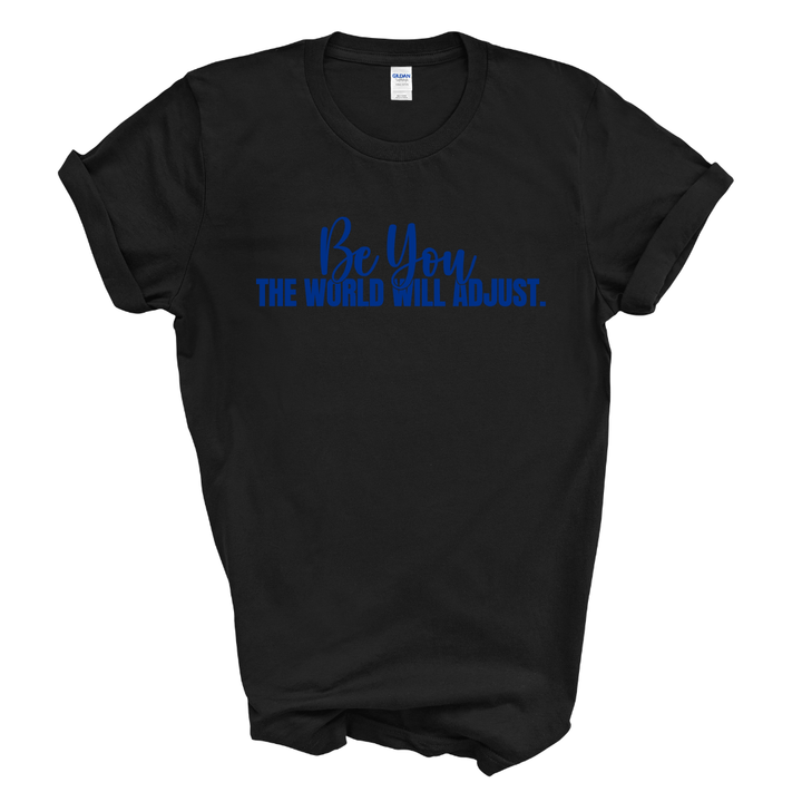 Be You Graphic Tee (Royal Blue Print)