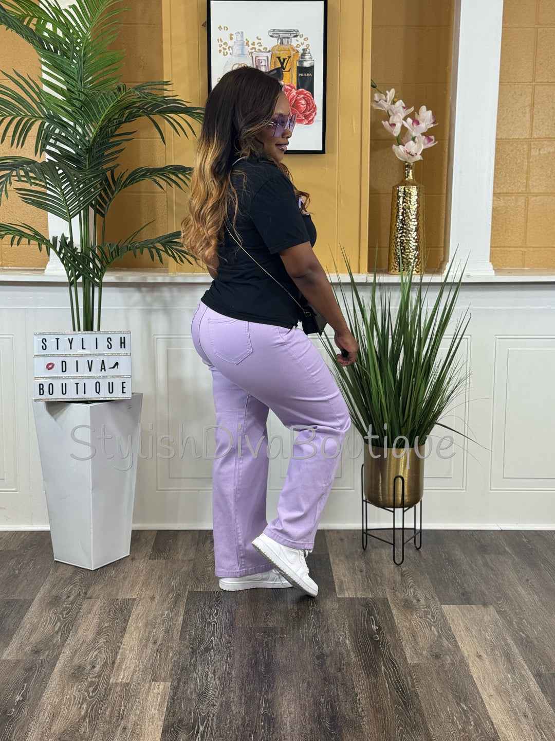 Take You There Pants (Lavender)