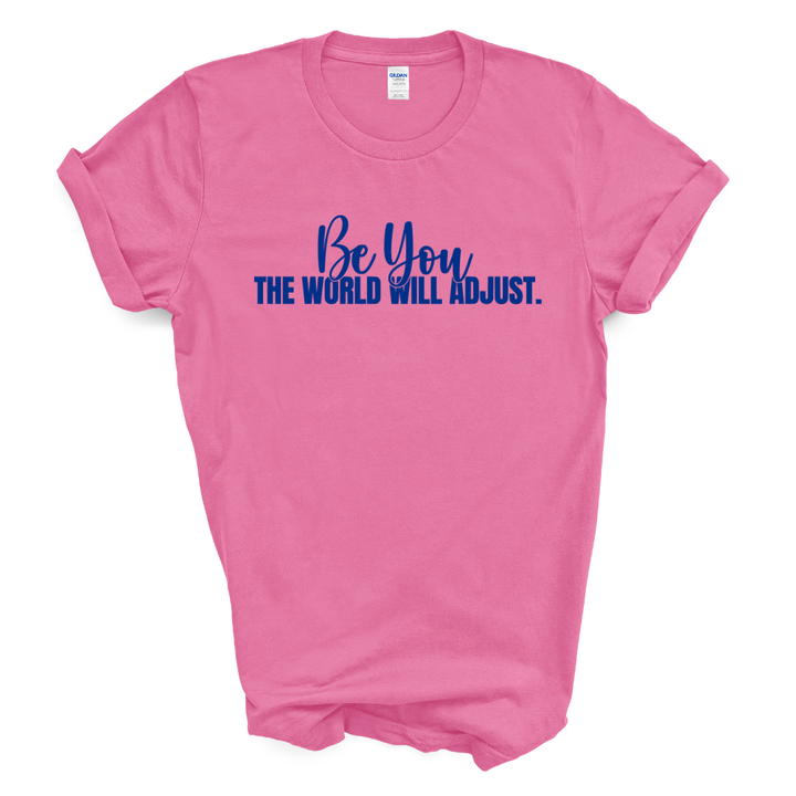 Be You Graphic Tee (Royal Blue Print)