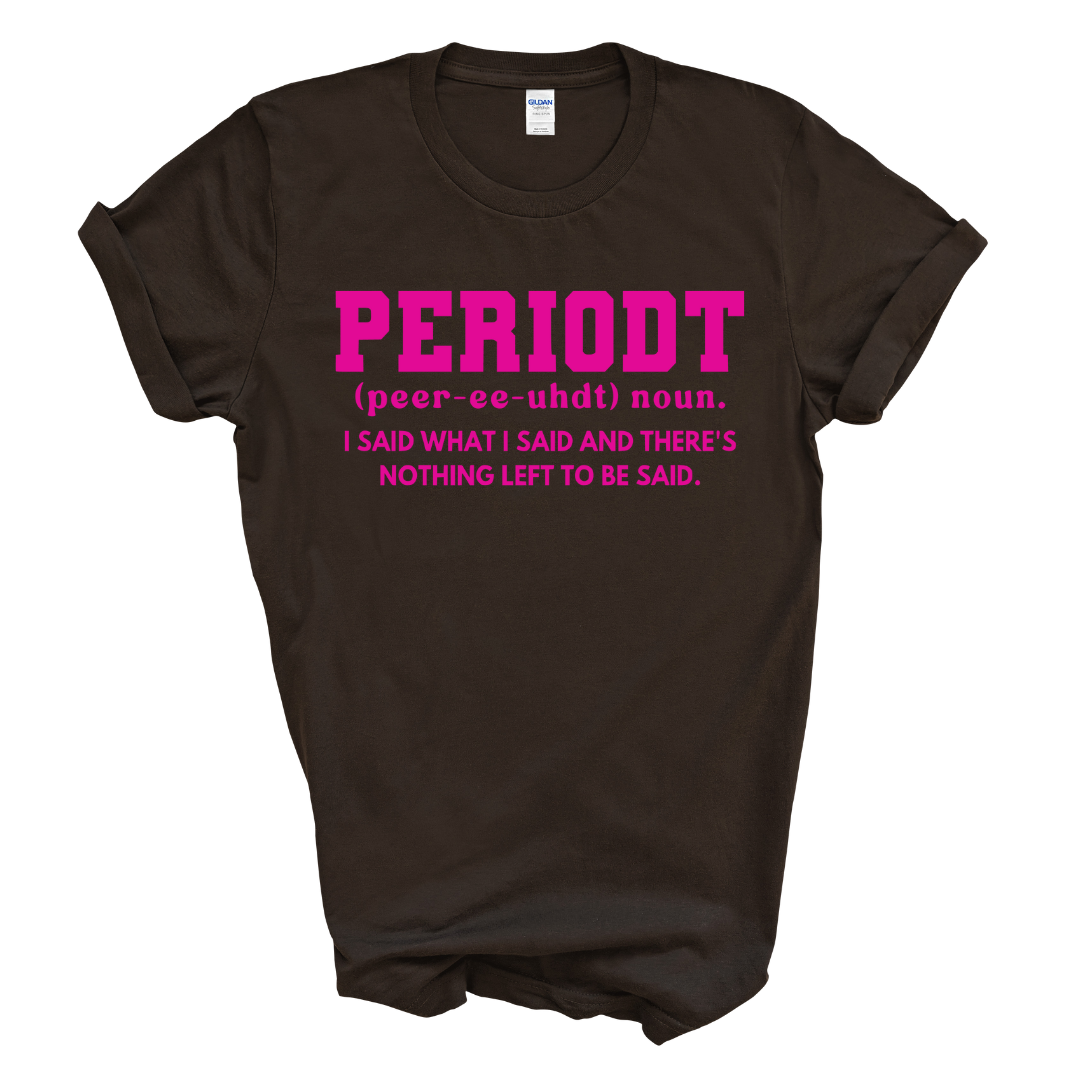 PERIODT T-Shirt (Fuchsia Berry Print)