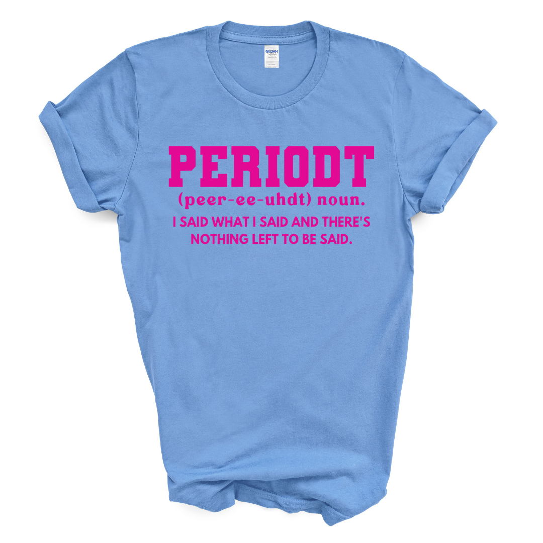 PERIODT T-Shirt (Fuchsia Berry Print)
