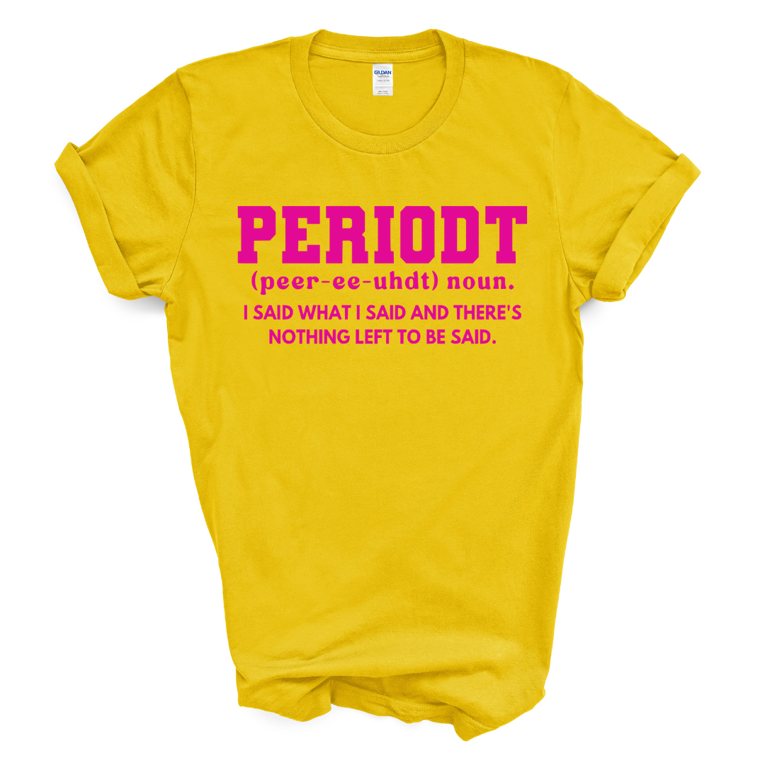 PERIODT T-Shirt (Fuchsia Berry Print)