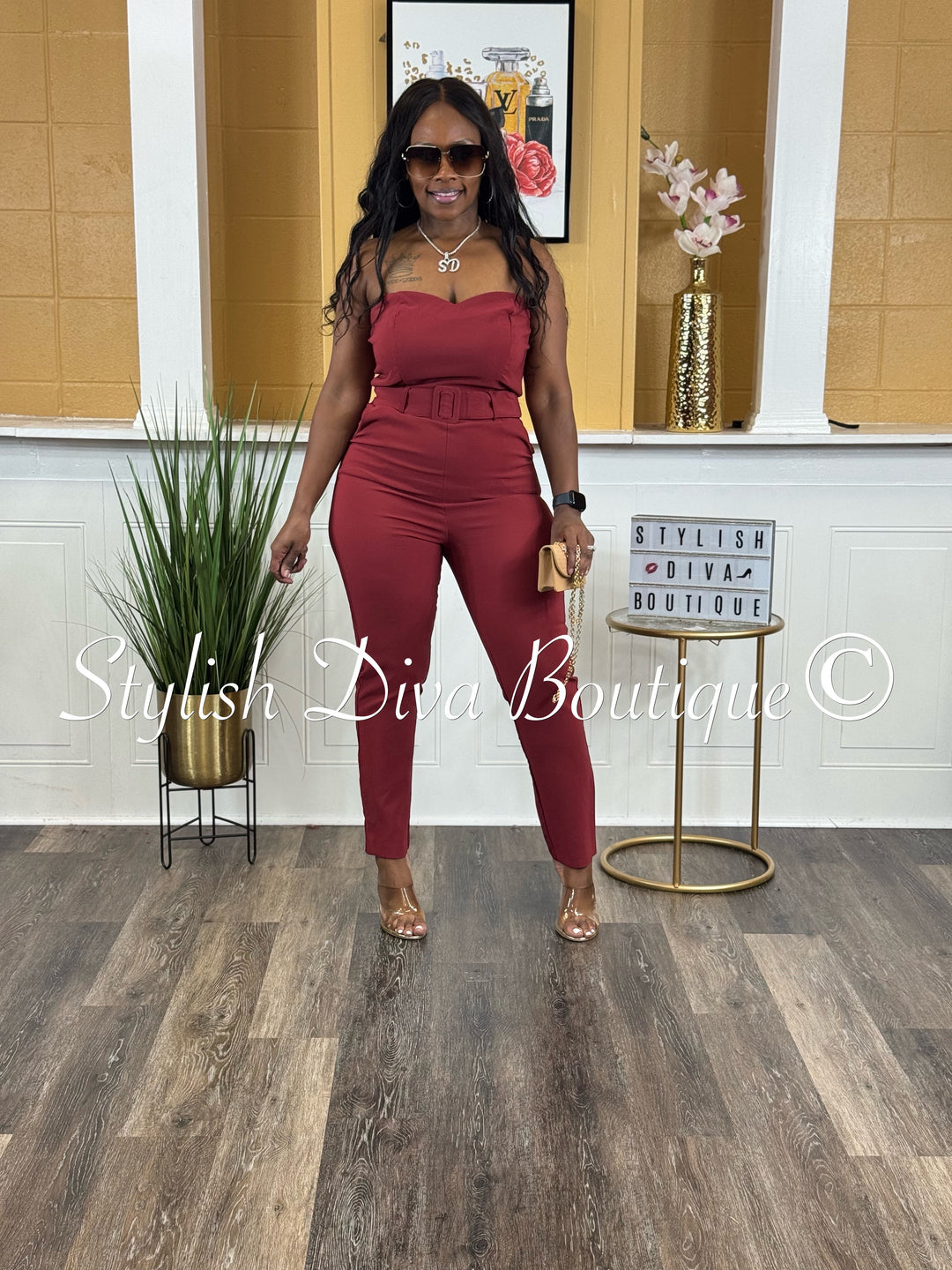 Xavia Jumper (Burgundy)